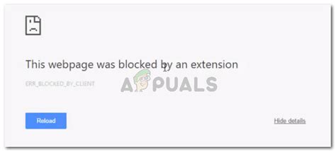 How to Fix ‘This Webpage Was Blocked By an Extension’ Error .